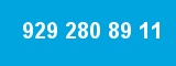 929 280 89 11 929 280 89 11